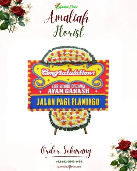 Sewa Papan Bunga Waborobo